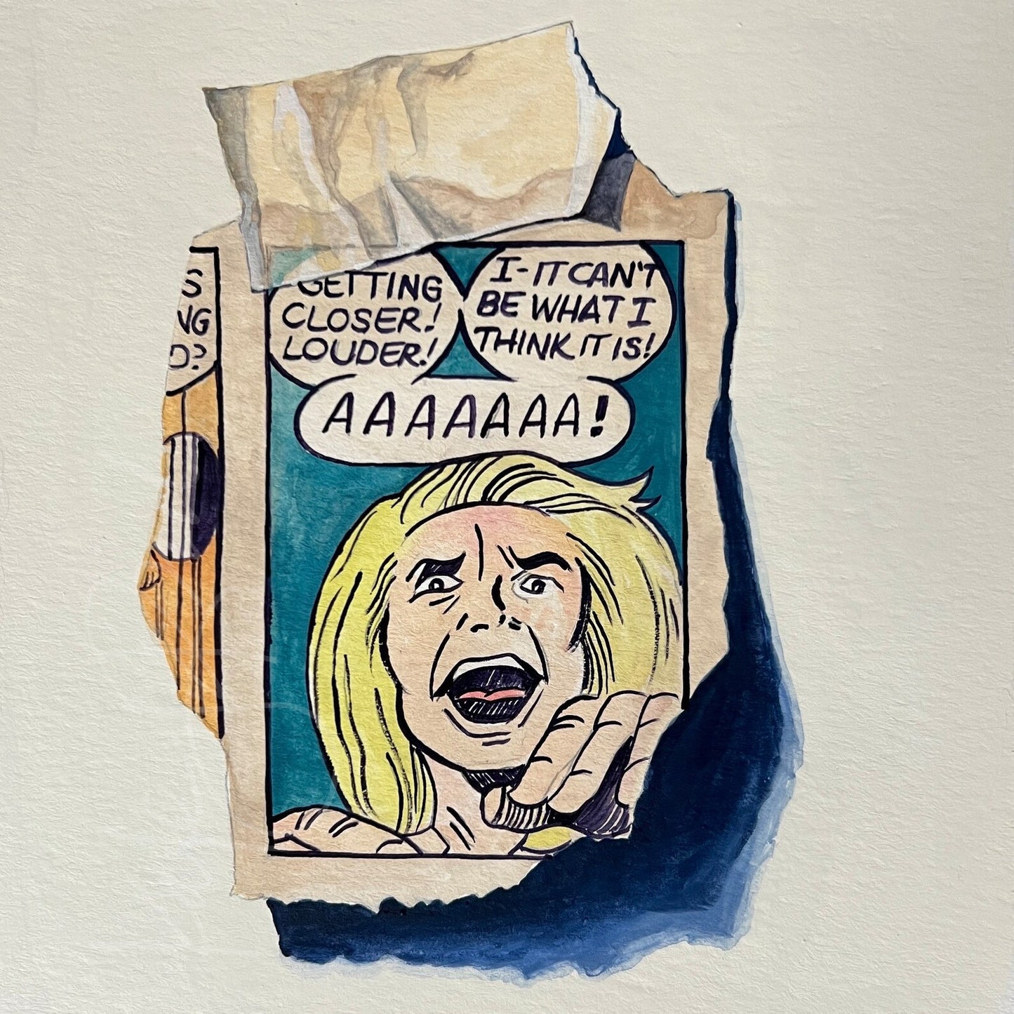 Comic Book Page Original Painting