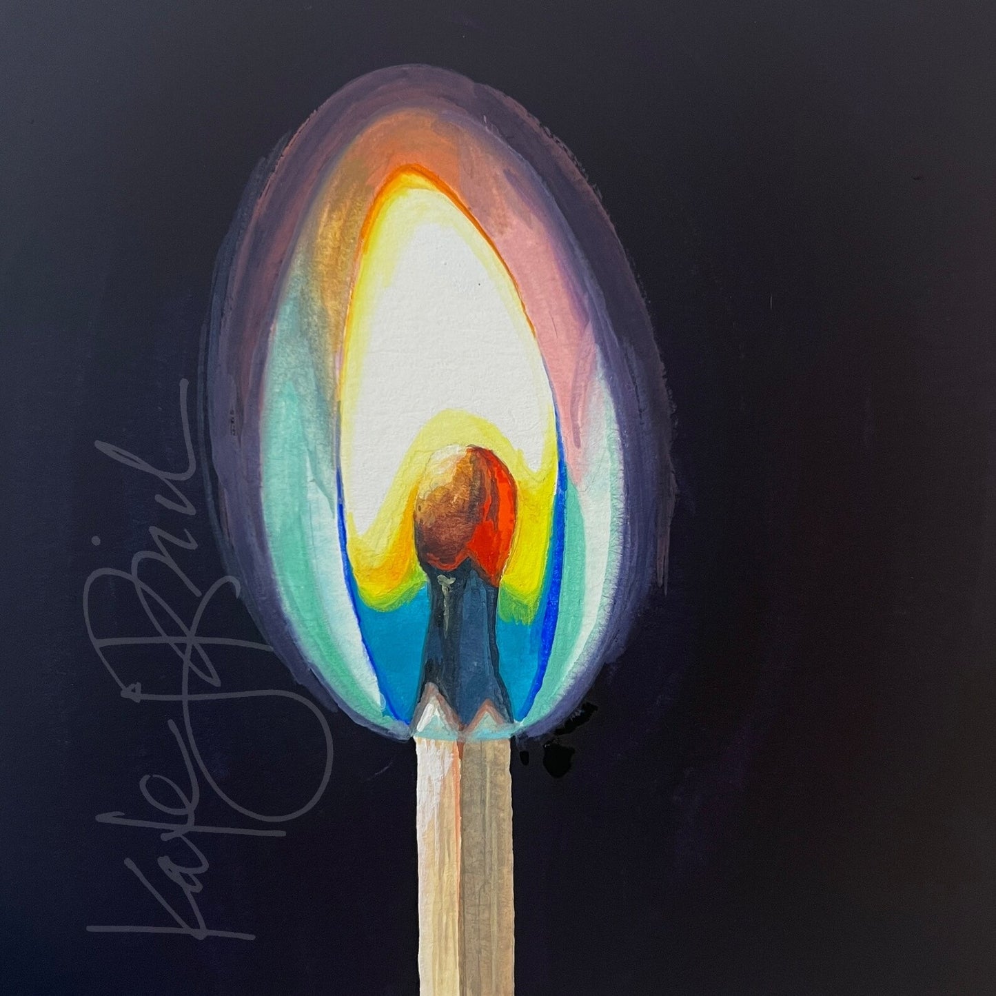 Flame Original Painting