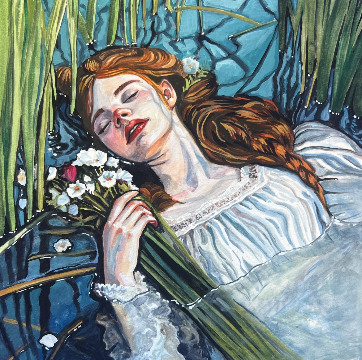 Ophelia’s Bouquet 12x12