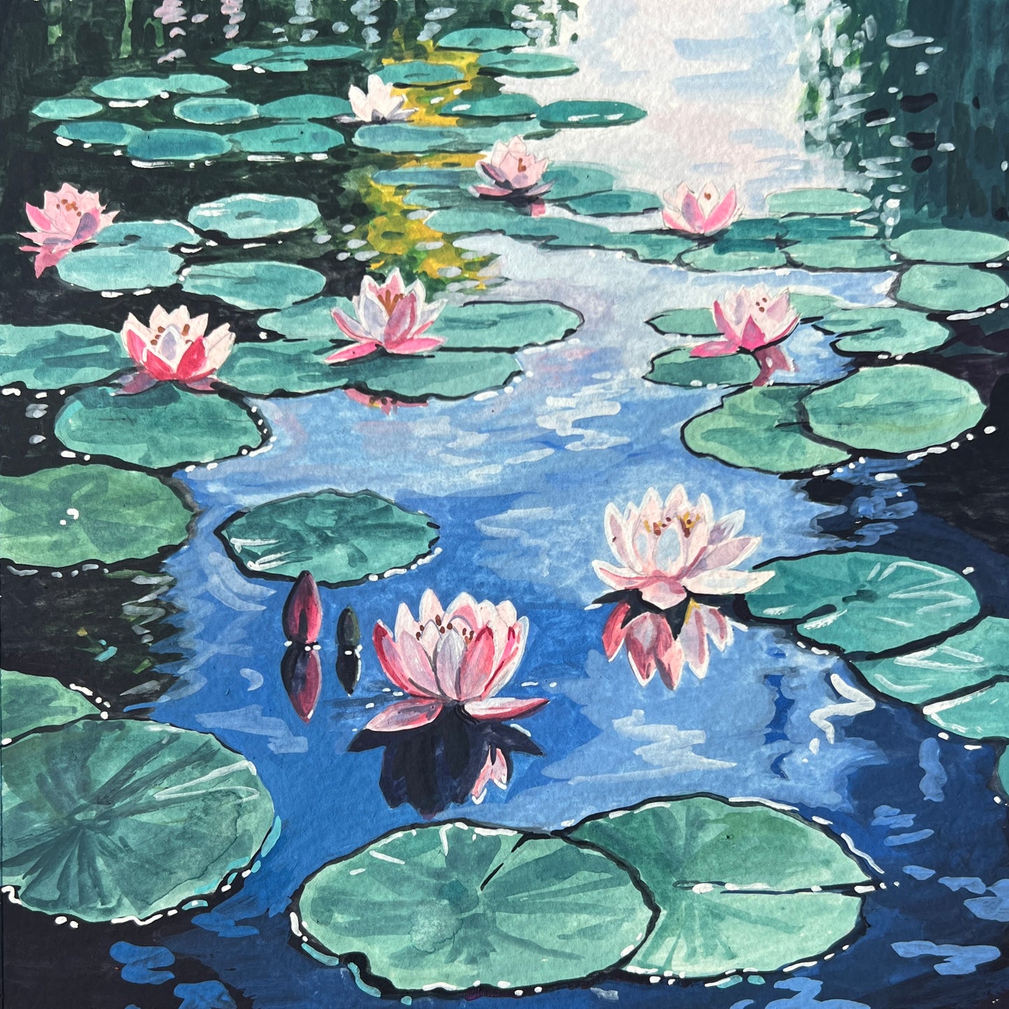 Thinking of Monet 9x9