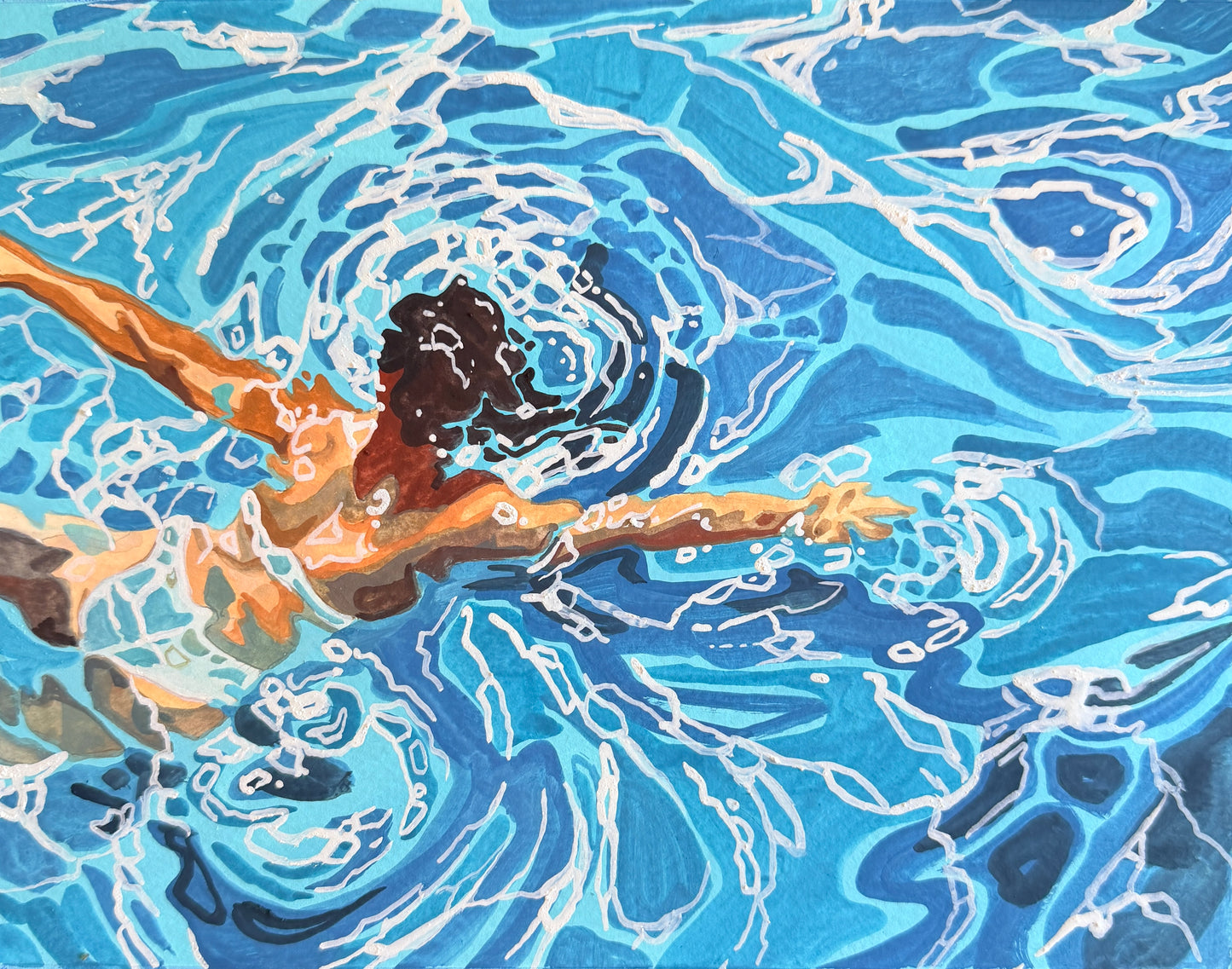 Summer Swim 8x10