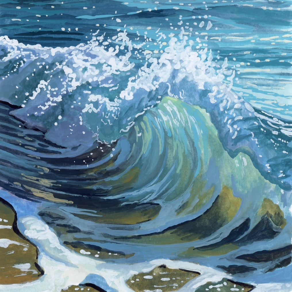 The Sea Waves Hello