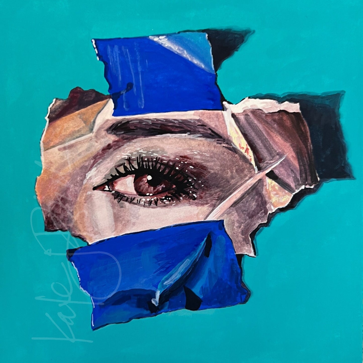 I've Got My Eye on You Original Painting