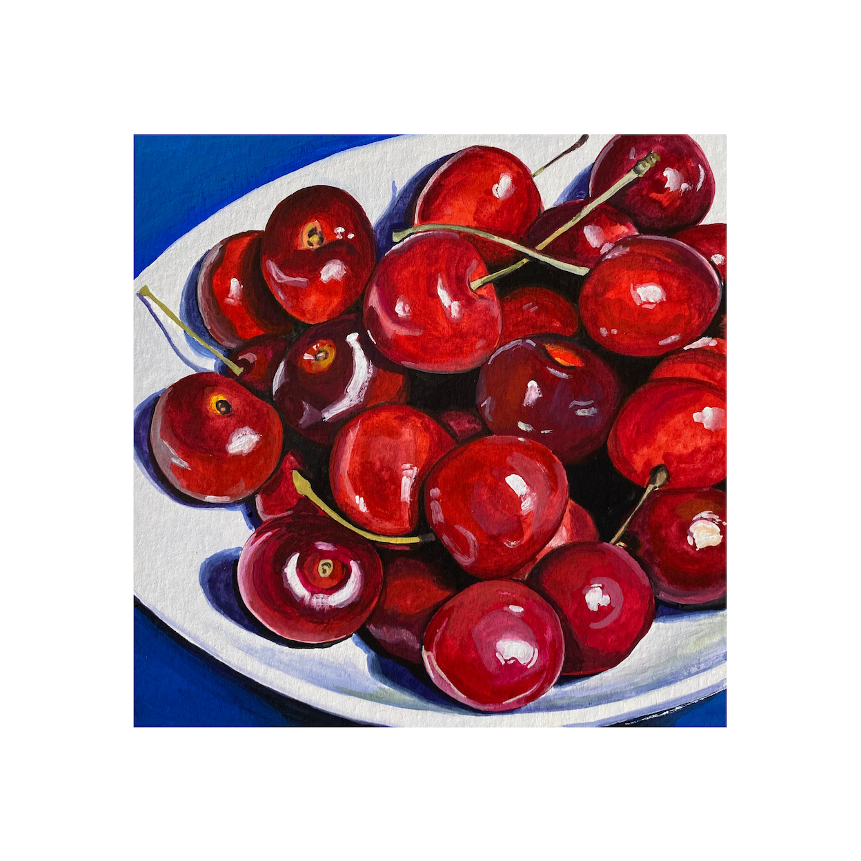 Bowl of Cherries Print