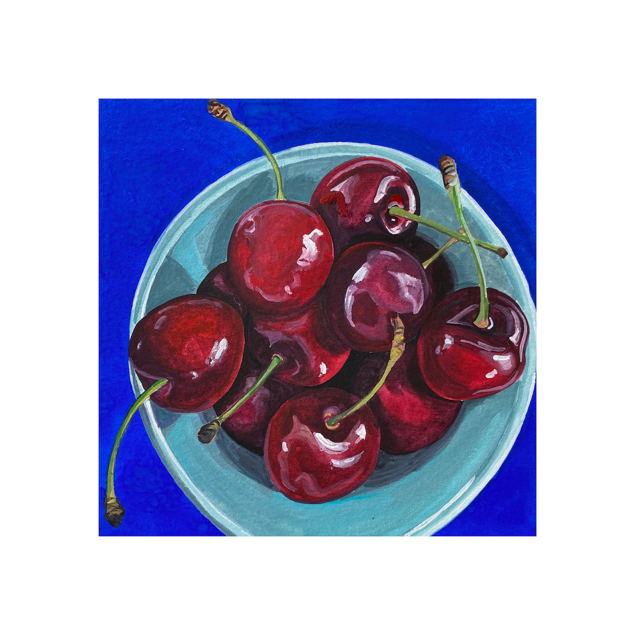 Bowl of Cherries Print