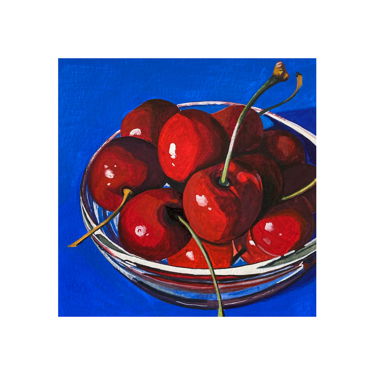 Bowl of Cherries Print