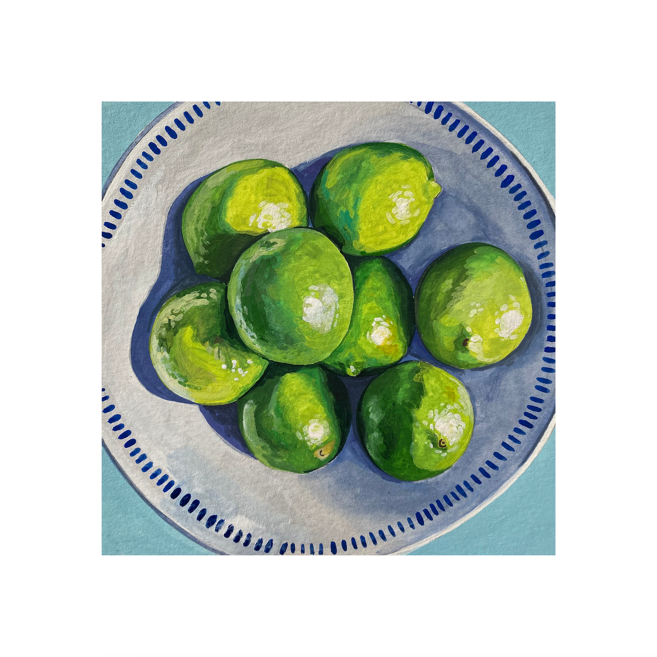 Bowl of Limes Print