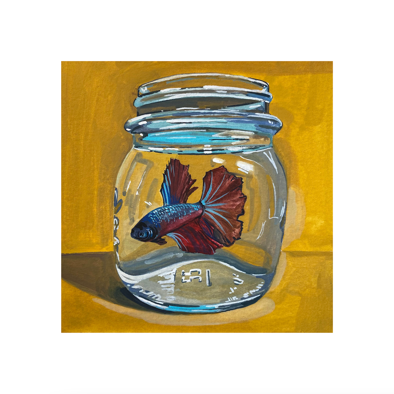 Beta Fish Print