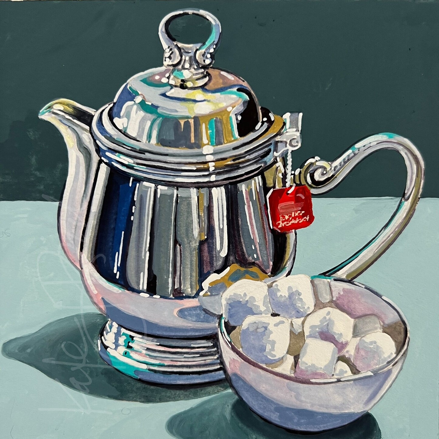 Tea and Sugar Original Painting