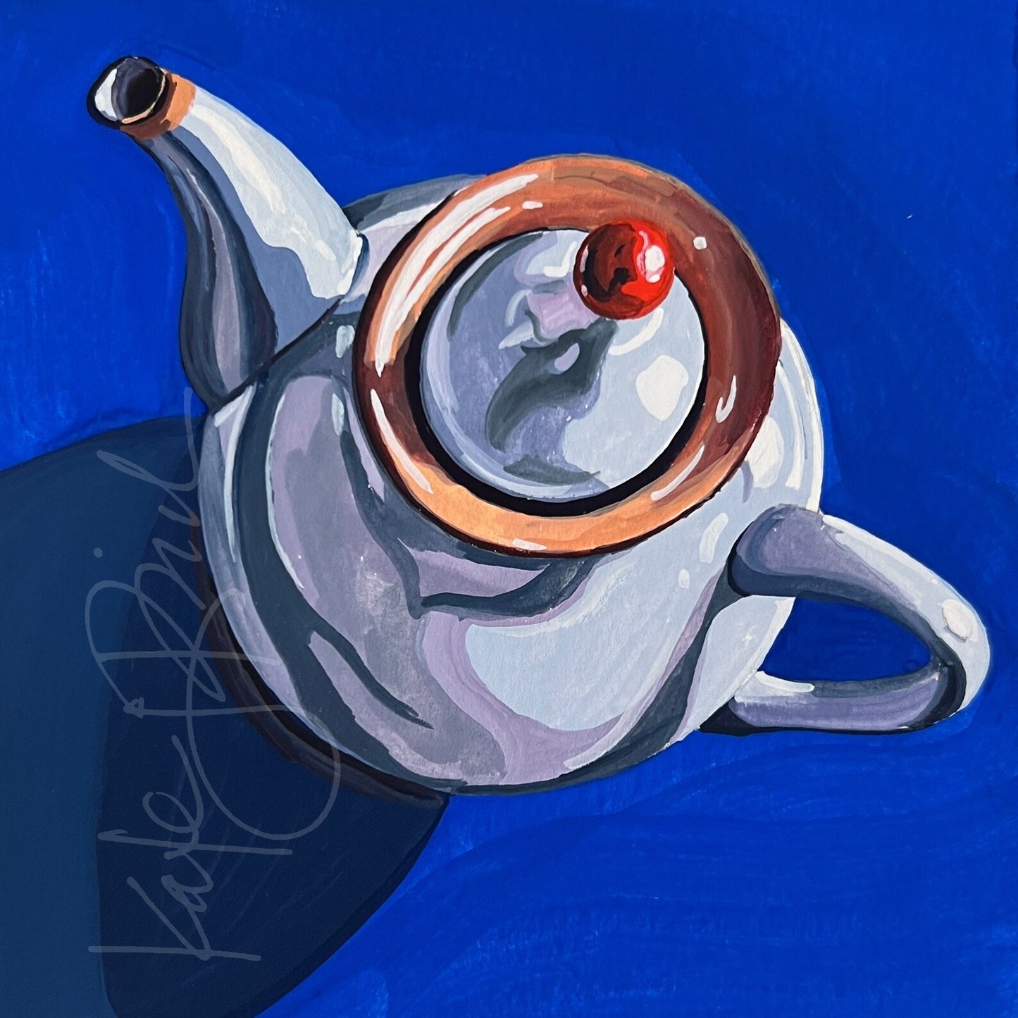 Teapot Original Painting