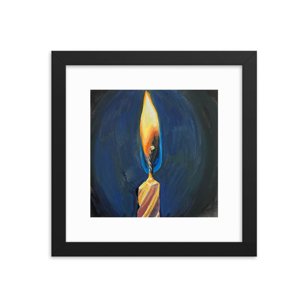 Candle Framed Print