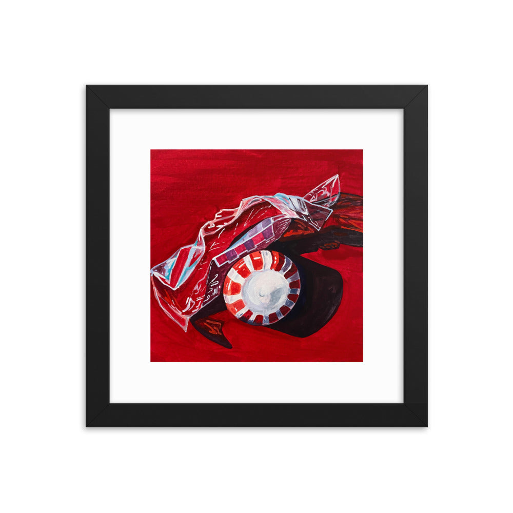 Peppermint Framed Print