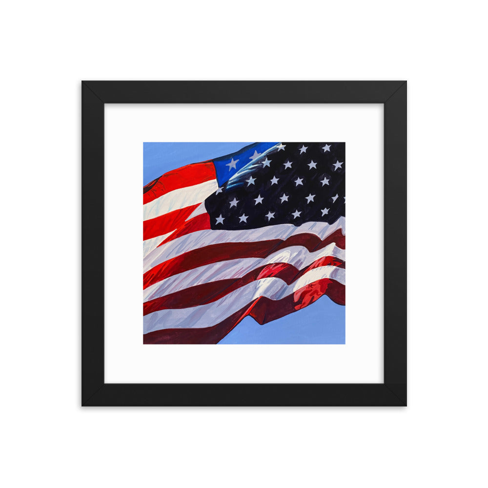 Flag Framed Print
