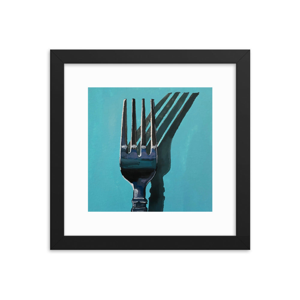 Fork Framed Print