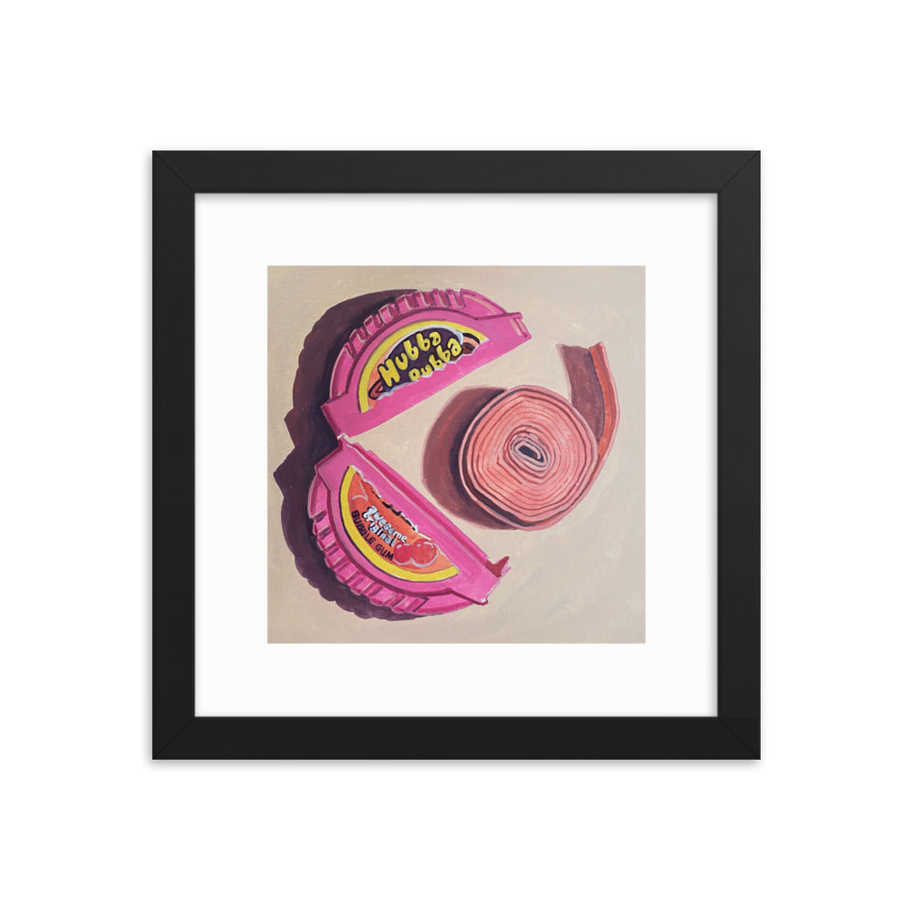 Hubba Bubba Framed Print