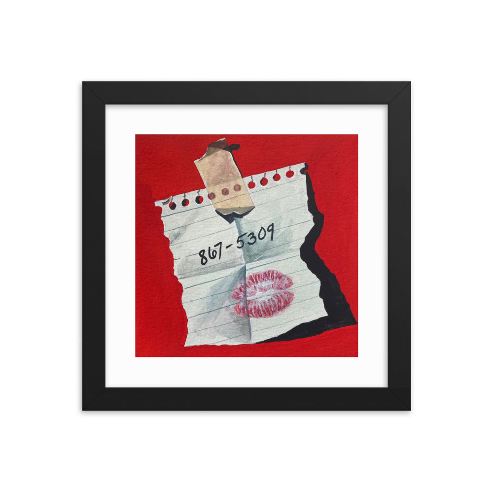 Call Me Framed Print