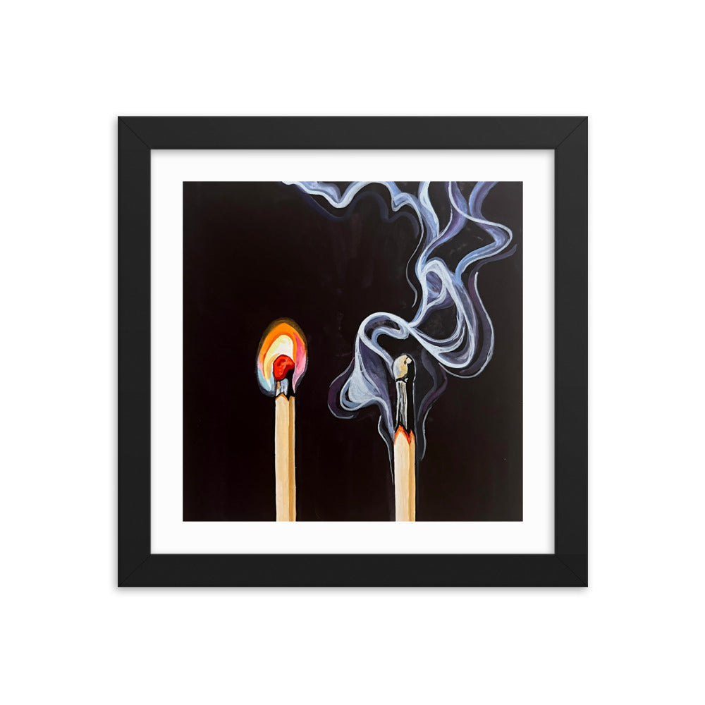 Matches Framed Print