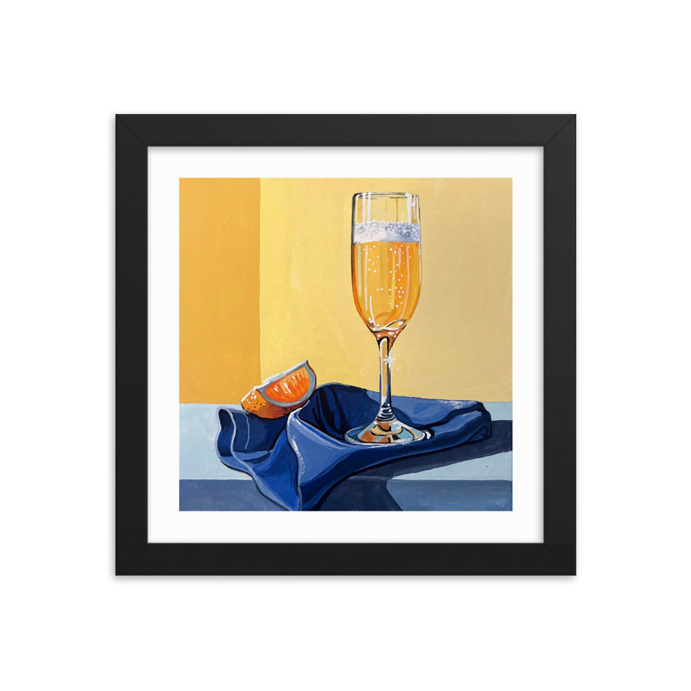 Mimosa at Brunch Framed Print