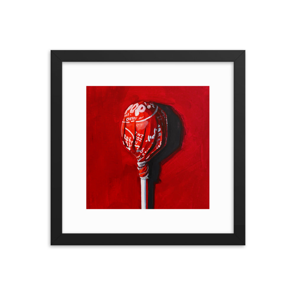 Tootsie Pop Framed Print