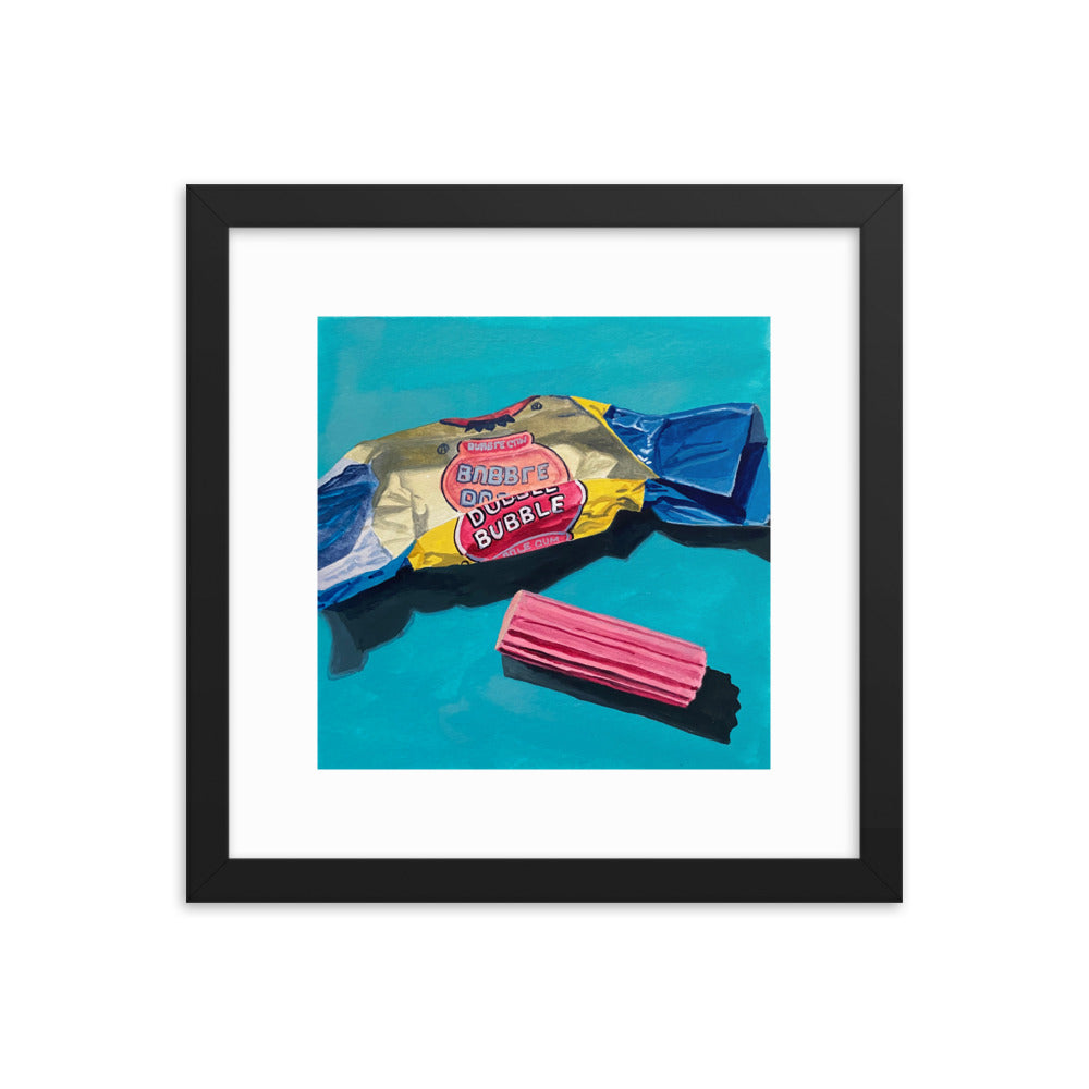 Bubble Gum Framed Print