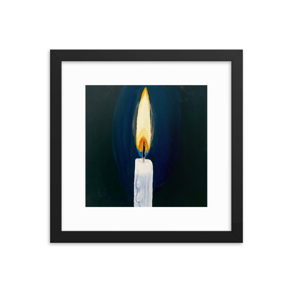 Candle Framed Print