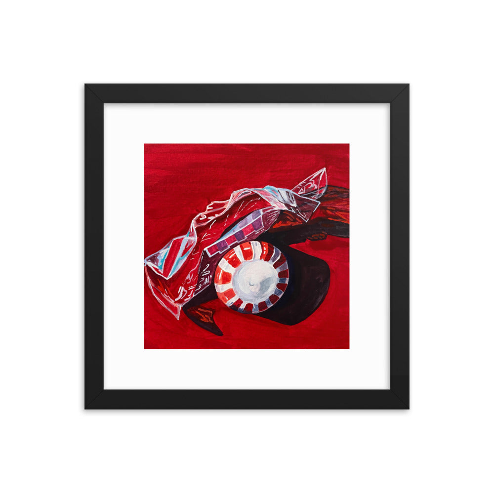 Peppermint Framed Print