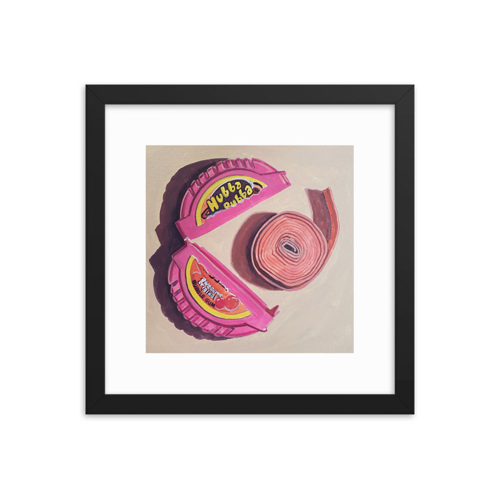 Hubba Bubba Framed Print