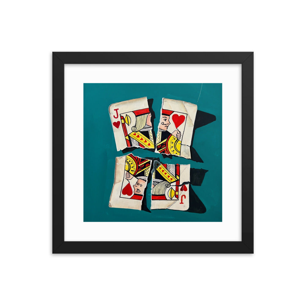 Jack of Hearts Framed Print