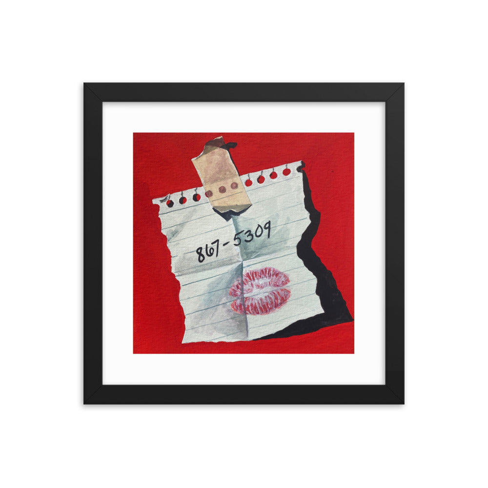 Call Me Framed Print