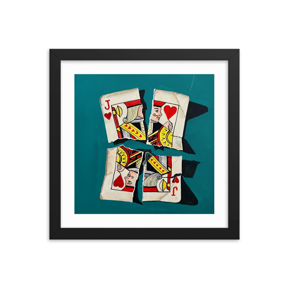 Jack of Hearts Framed Print