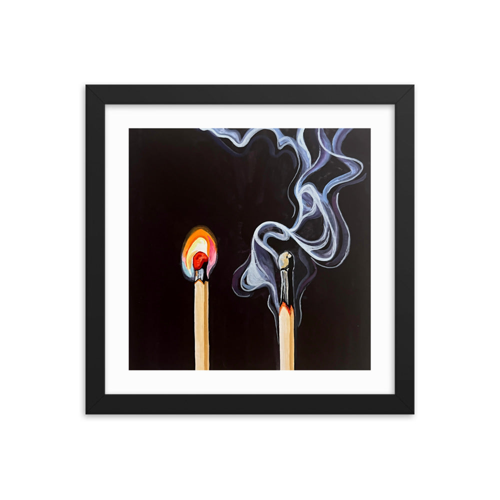 Matches Framed Print