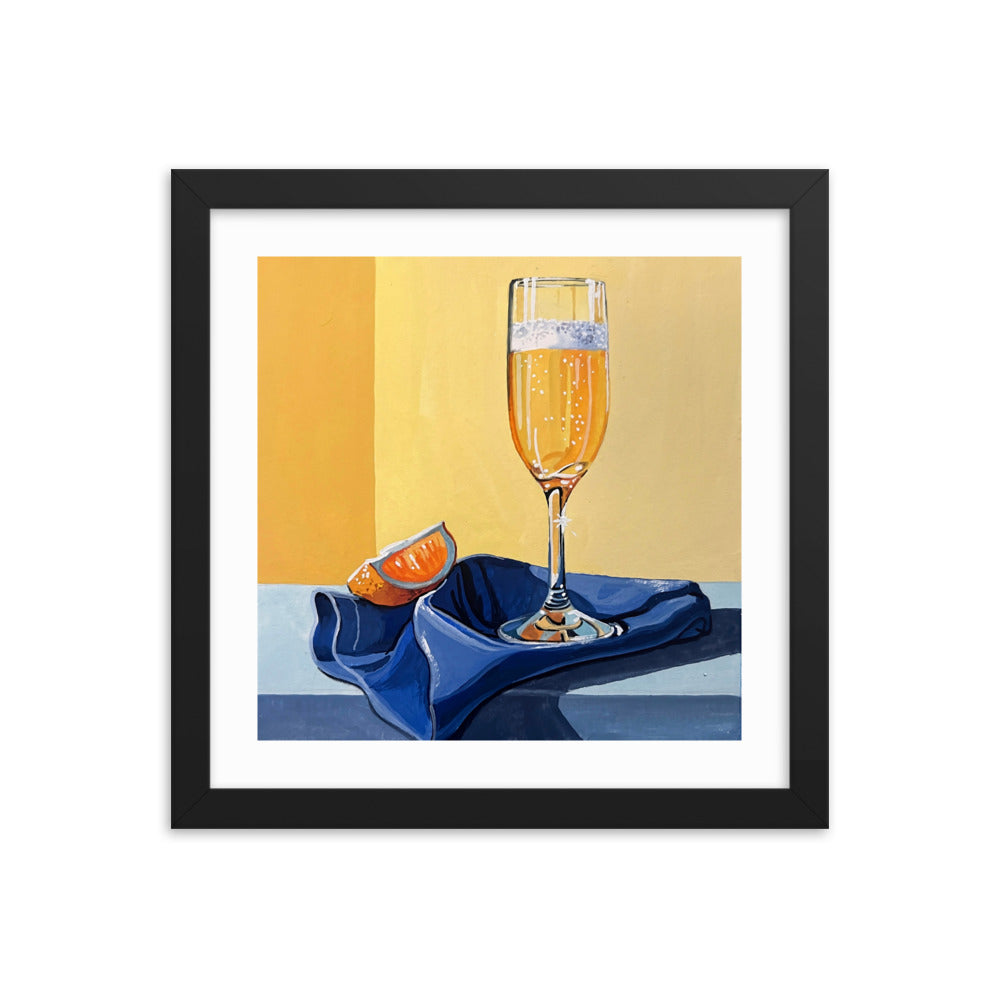 Mimosa at Brunch Framed Print