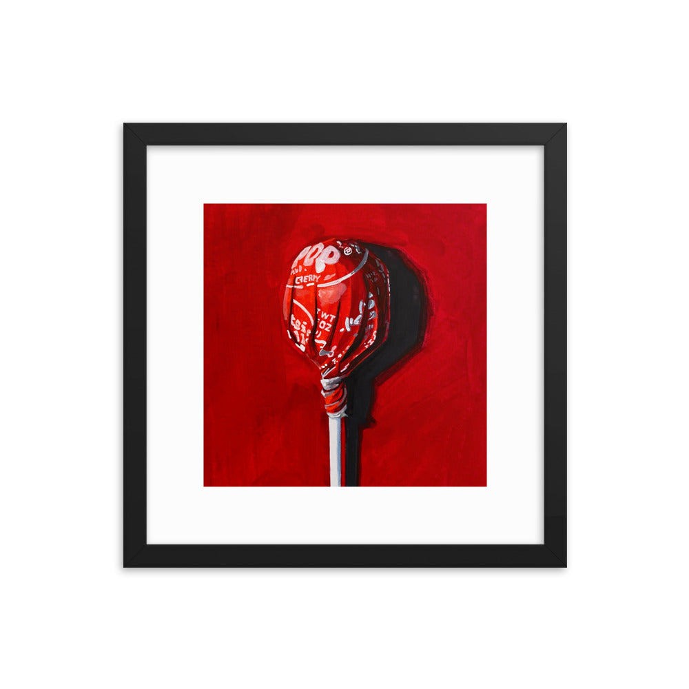 Tootsie Pop Framed Print
