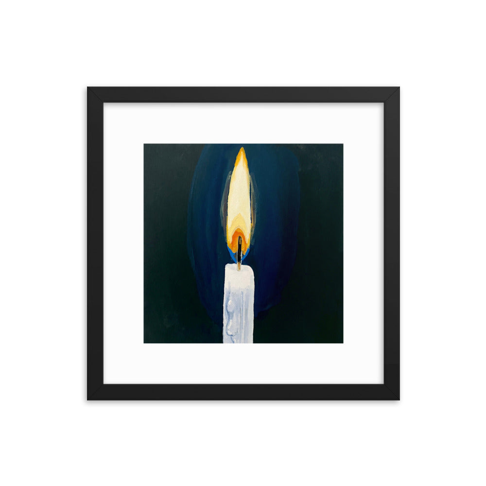 Candle Framed Print