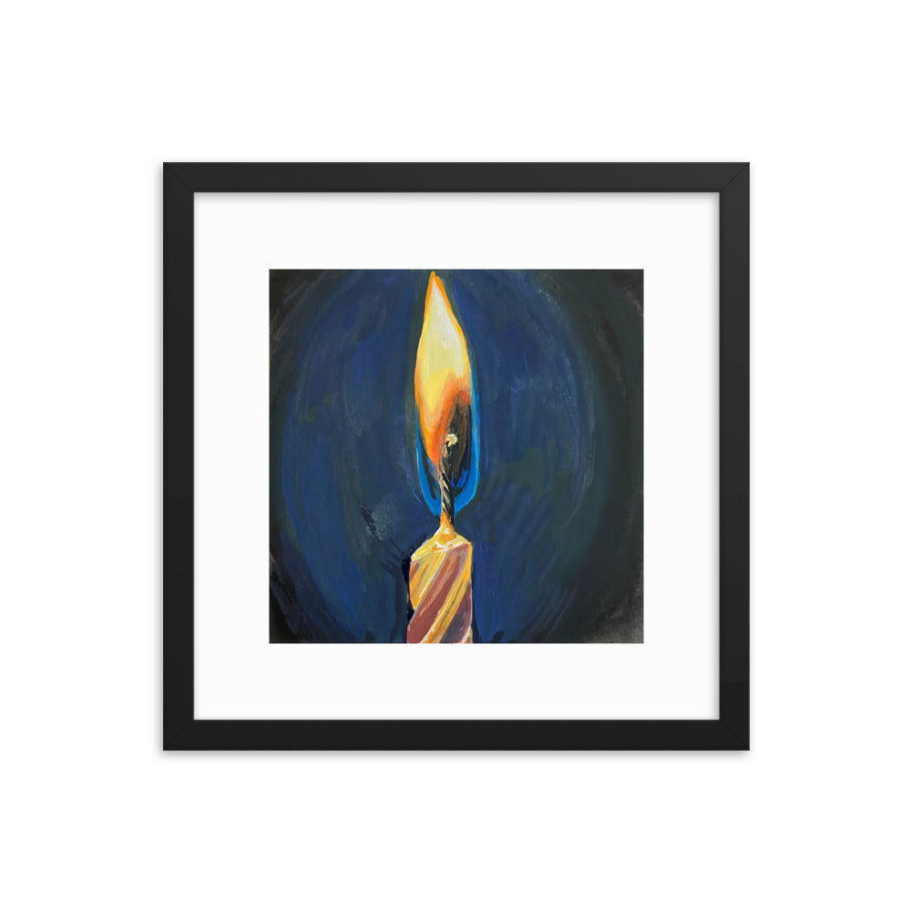 Candle Framed Print