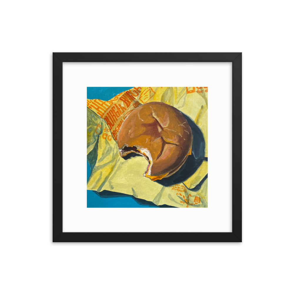 Cheeseburger Framed Print