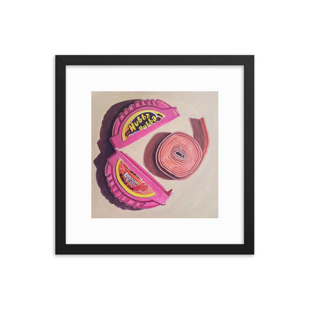 Hubba Bubba Framed Print