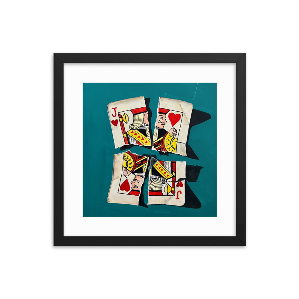 Jack of Hearts Framed Print