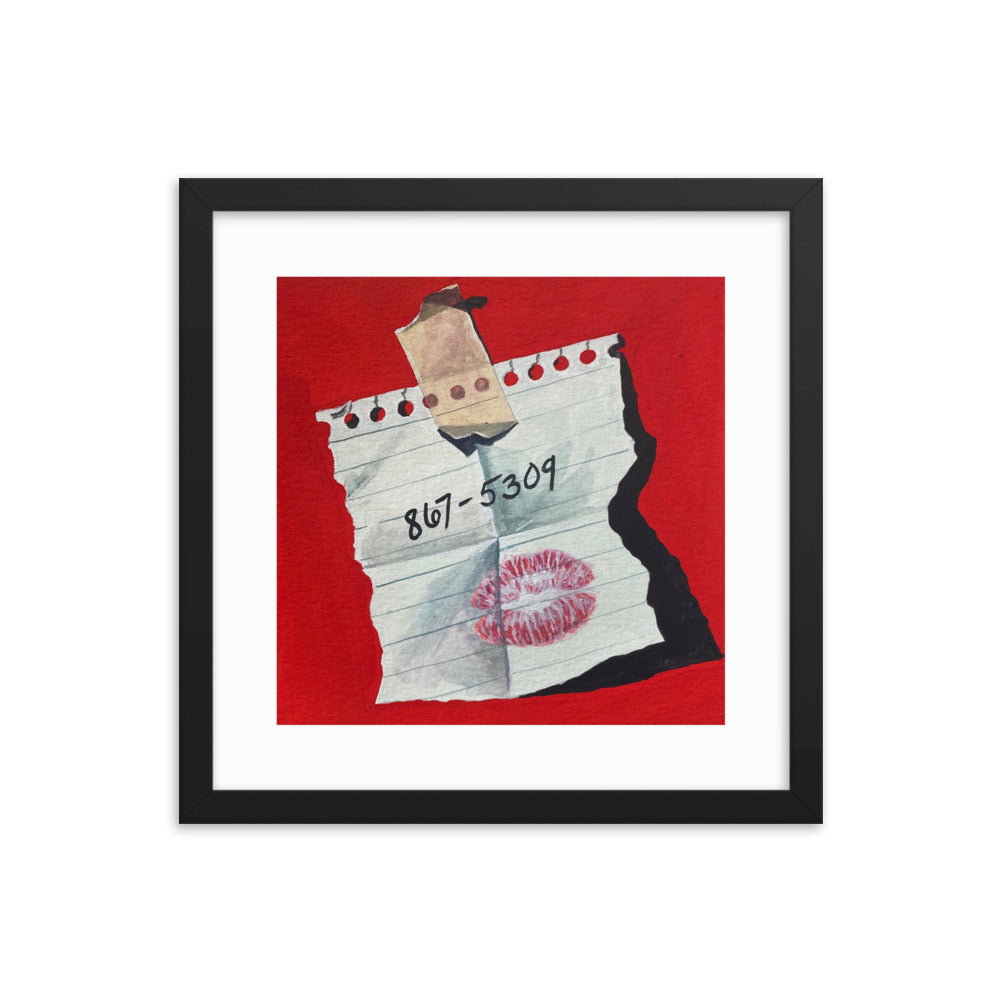Call Me Framed Print