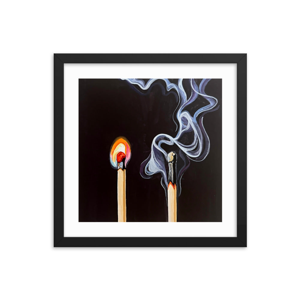 Matches Framed Print