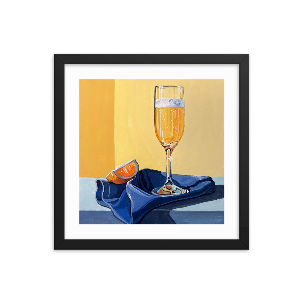 Mimosa at Brunch Framed Print
