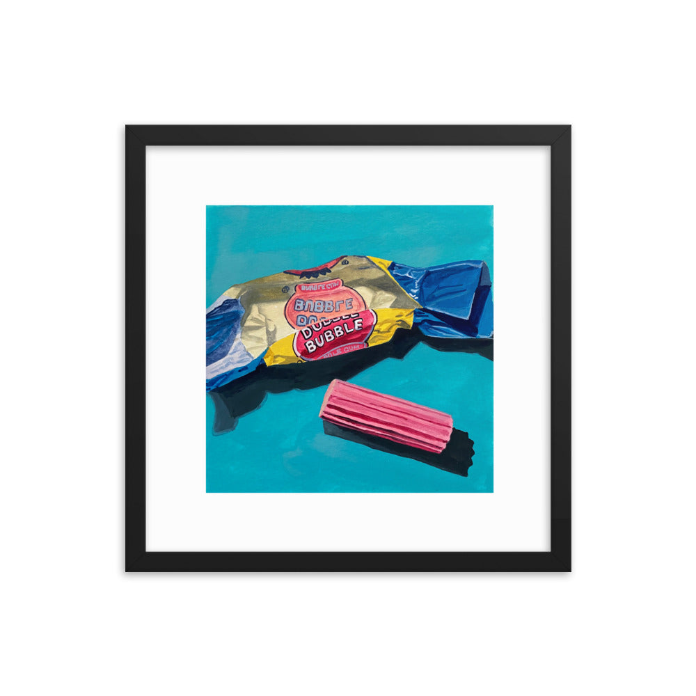 Bubble Gum Framed Print