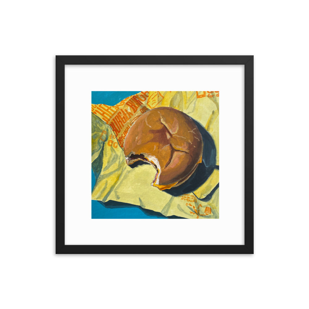 Cheeseburger Framed Print