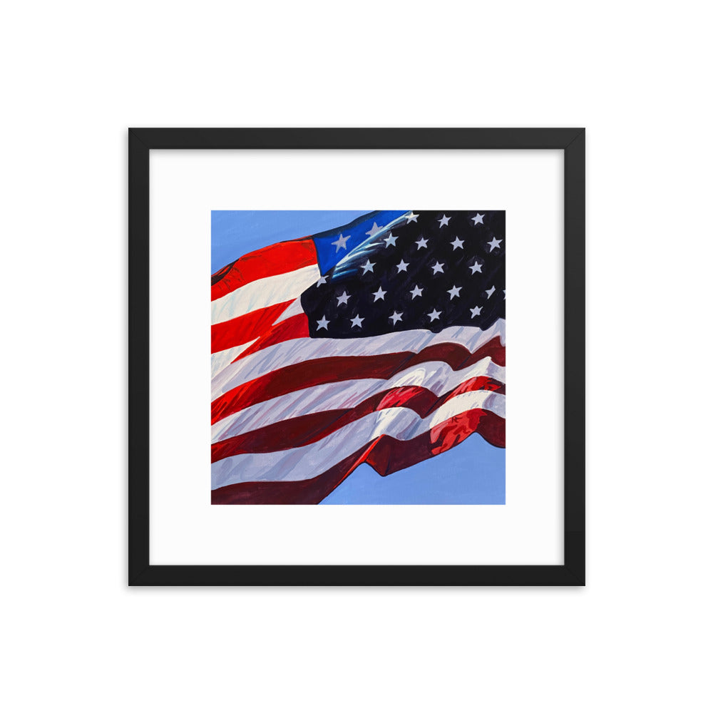 Flag Framed Print
