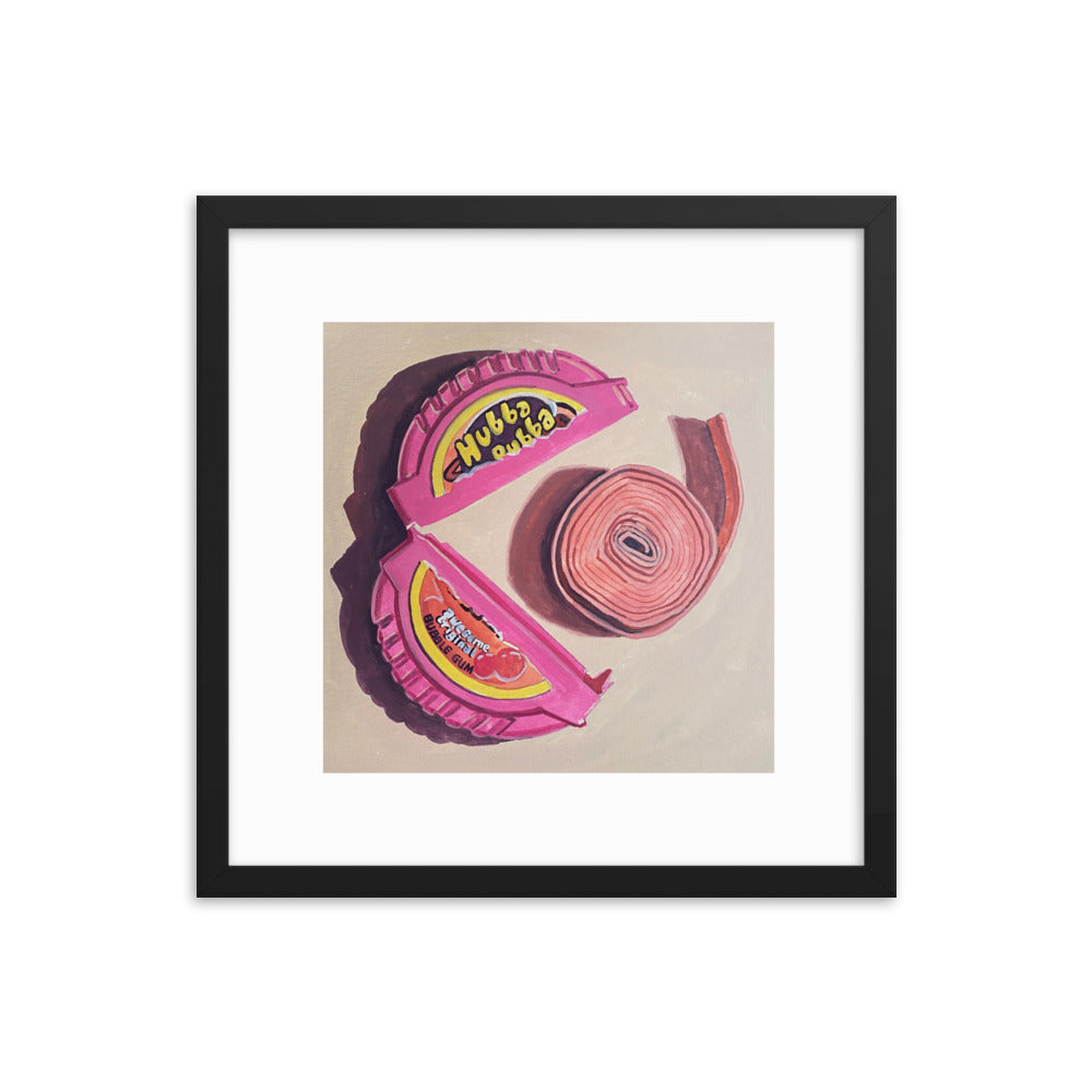 Hubba Bubba Framed Print