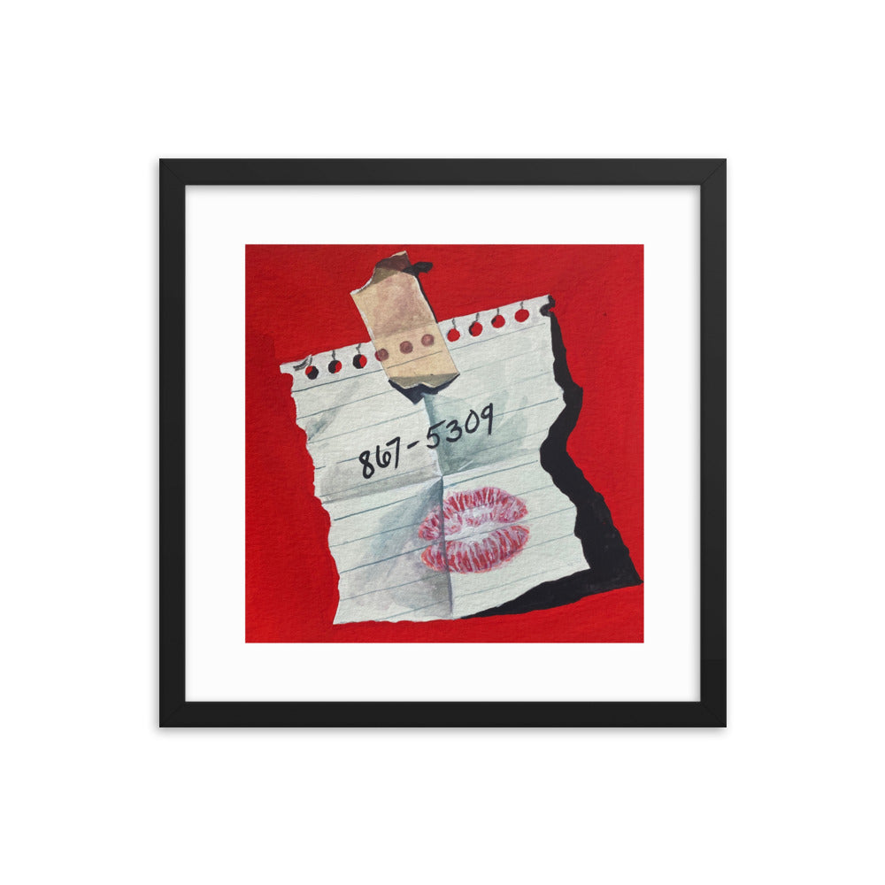 Call Me Framed Print