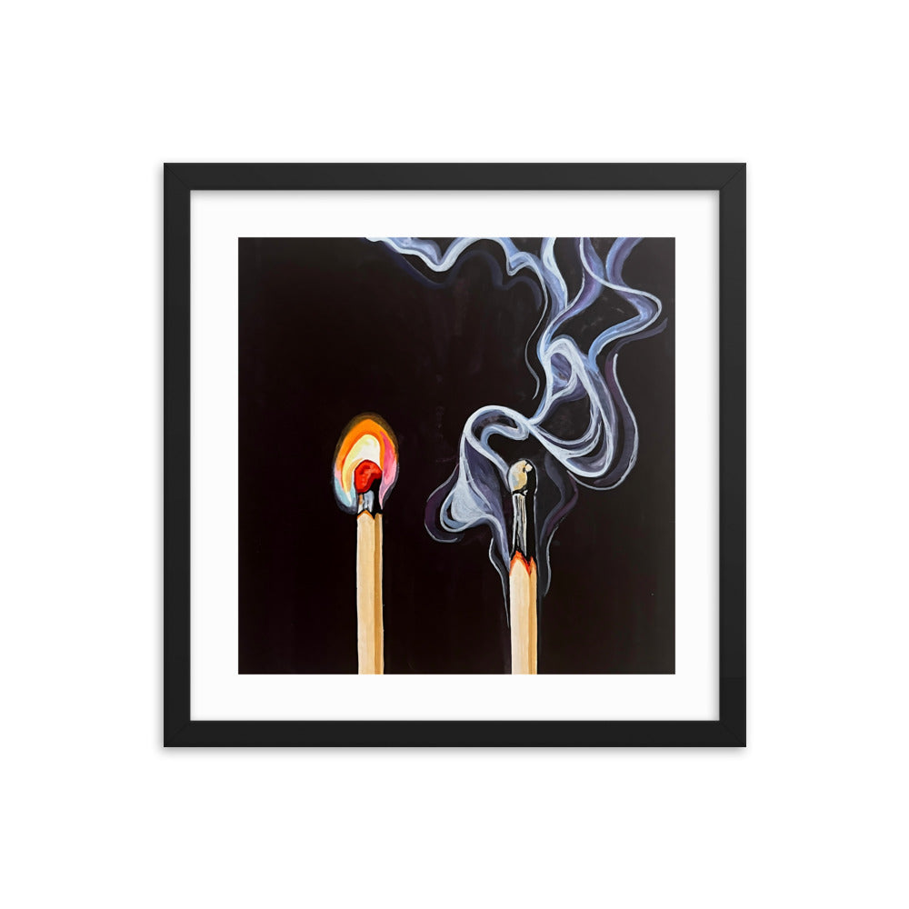 Matches Framed Print