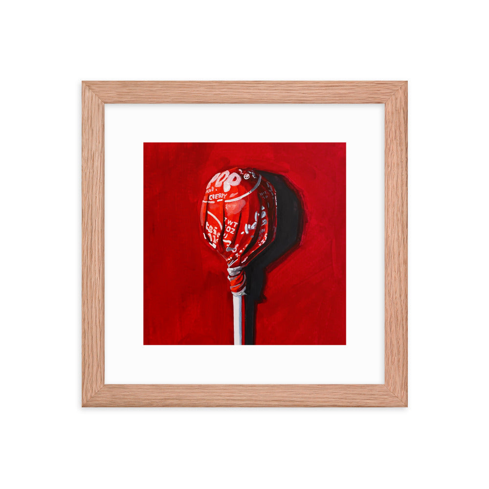 Tootsie Pop Framed Print