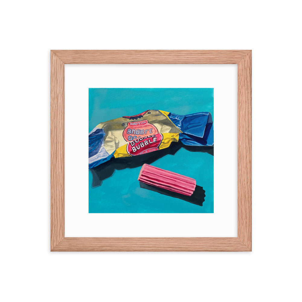 Bubble Gum Framed Print