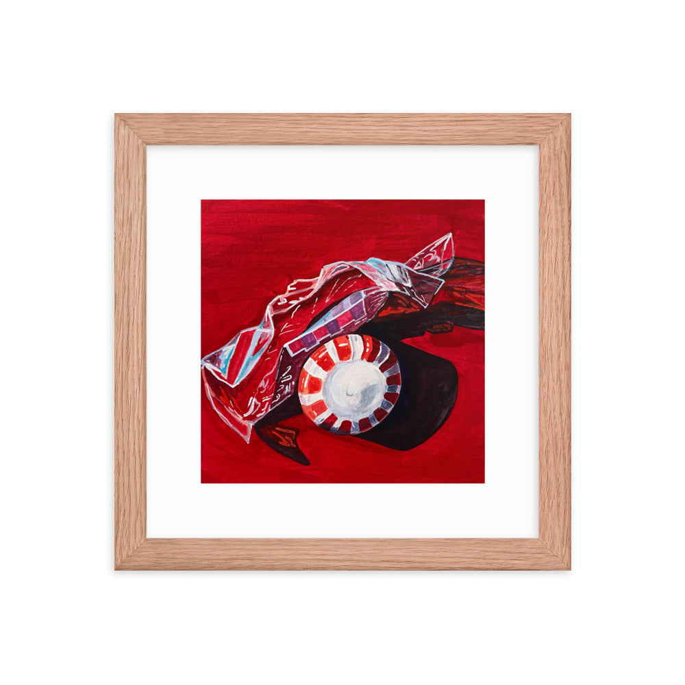 Peppermint Framed Print